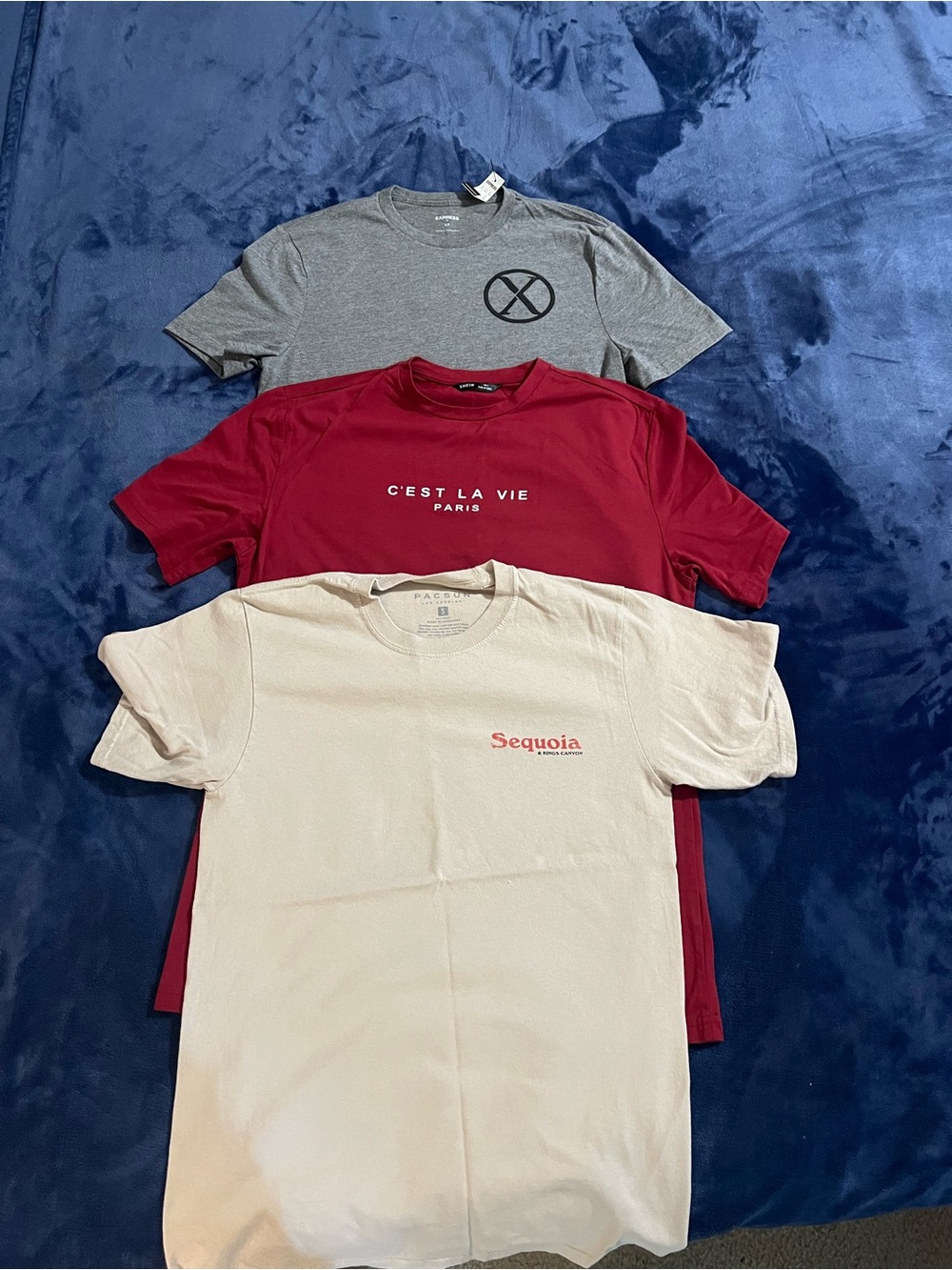 3pc Men’s Graphic Tee Bundle Sz S PacSun Express(NWT) SHEIN Graphic T-Shirt Lot
